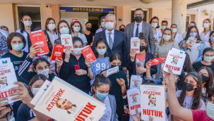 Nutuk hediye etti, başarı diledi