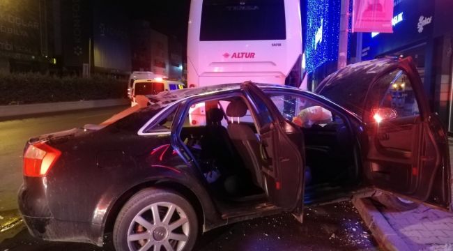 Otomobil takla attı: 1 yaralı