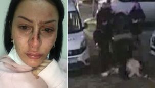 Polisten kadına şiddet