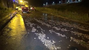 Sağanak yağış su baskınlarına neden oldu