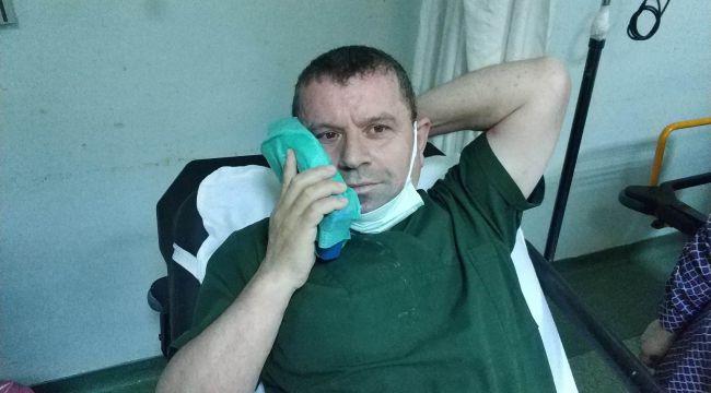 Sağlık personeline hastanede yumruklu saldırı