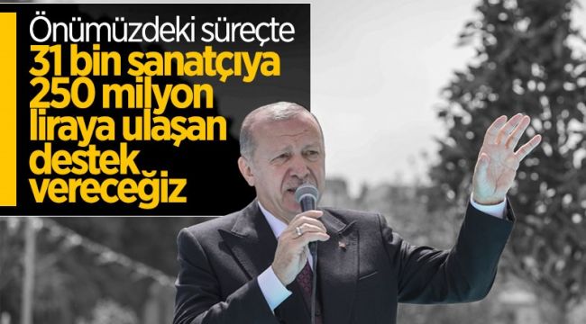 Sanat camiasına destek