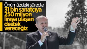 Sanat camiasına destek