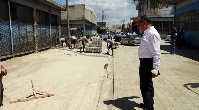 Sanayi esnafı 30 yıl sonra gelen hizmeti kutladı