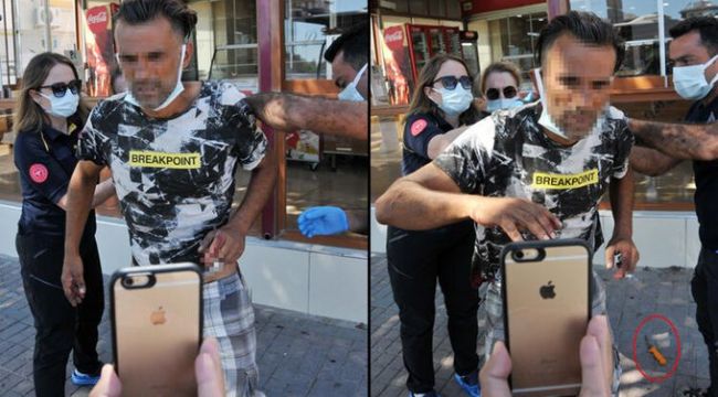 Sırtında bıçakla, ablasını görüntülü aradı