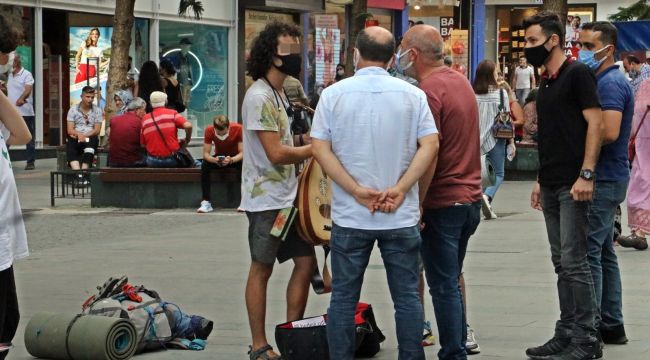 Sivil zabıtalardan dilenci operasyonu