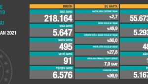 Son 24 saatte koronadan 91 kişi hayatını kaybetti