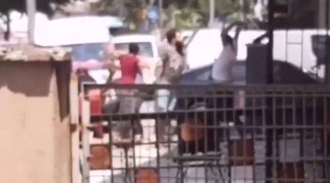 Maltepe'de trafikte çatışma: sandalyeler havada uçuştu