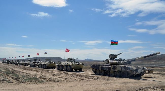 Türkiye ve Azerbaycan'ın ortak askeri tatbikatına start verildi