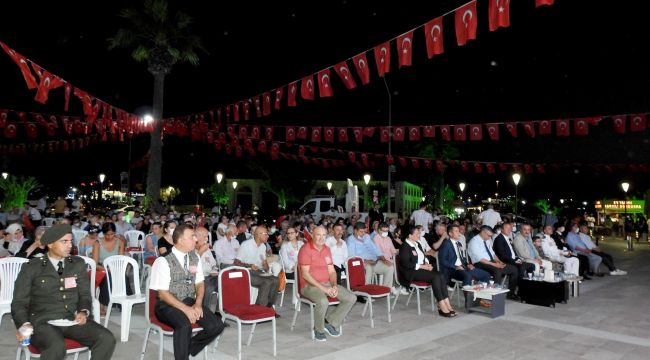 15 Temmuz şehitleri Çeşme'de anıldı