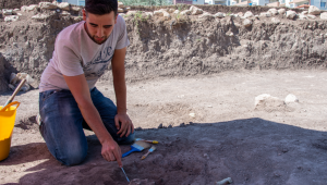 9 bin yıl öncesine ait yaşam alanında çalışmalar devam ediyor