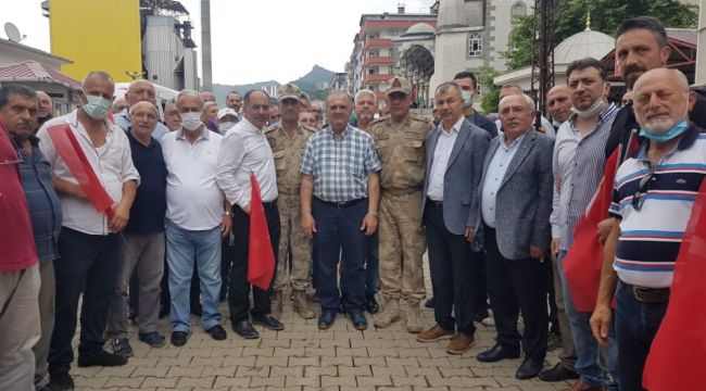 Arhavi'deki komandolar birliklerine uğurlandı