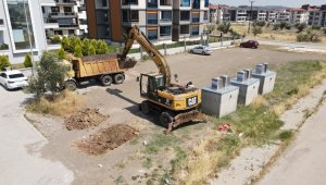 Ayvalık'ta konteynerler yeraltına alınıyor