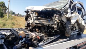 Baba öldü anne ve 2 çocuğu yaralandı