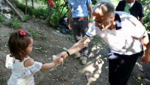 Başkandan Minik Elif'e ilginç doğum günü sürprizi