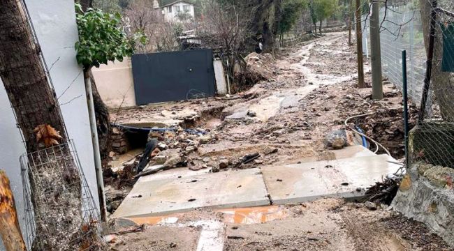 Bornova'da dere yataklarının doldurulmasına tepki