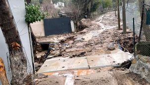 Bornova'da dere yataklarının doldurulmasına tepki