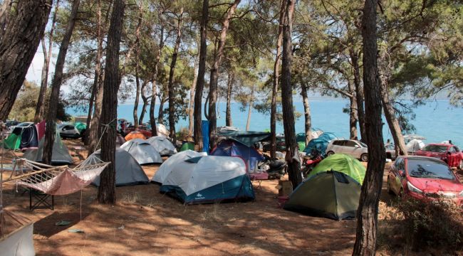 Çadır turizmi! Büyük yoğunluk yaşandı