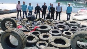 Denizden traktör tekeri de çıktı, klozet de