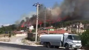 Foça'daki yangını oynayan iki çocuk mu çıkardı