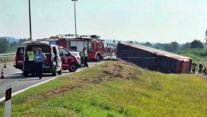 Hırvatistan'da yolcu otobüsü şarampole yuvarlandı: 10 ölü, 45 yaralı