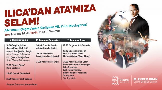 Ilıca'dan Ata'mıza selam!