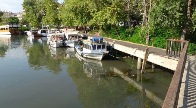 Irmağa kanalizasyon aktı