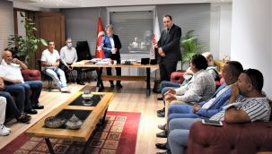 İzmir ASKF'den Başkan İduğ'a ziyaret