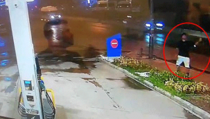 İzmir'de, akaryakıt istasyonuna bomba attı