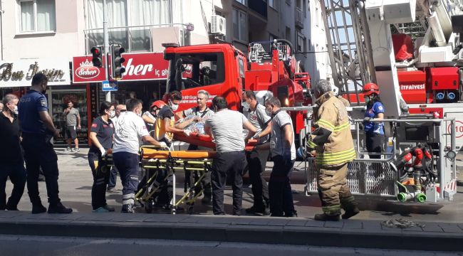 İzmir'de ilginç olay! Düştü mü, atladı mı?