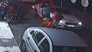 İzmir'de sokak ortasında eşini darp etti