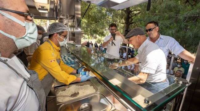 İzmir'e 3 bin kişilik mobil mutfak