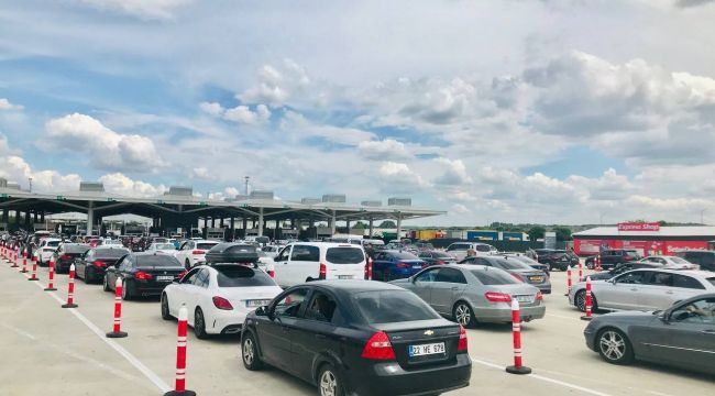 Kapıkule'de bayram yoğunluğu başladı