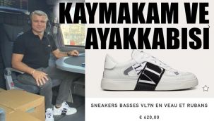 Kaymakamın ayağında 8.750 liralık ayakkabı