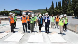 Kent meydanında çalışmalar hızlandı