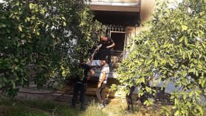 Klima bomba gibi patladı, tüm ev yandı