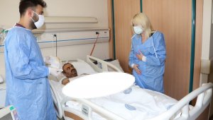 Kol nakli olan hastadan ilk görüntü