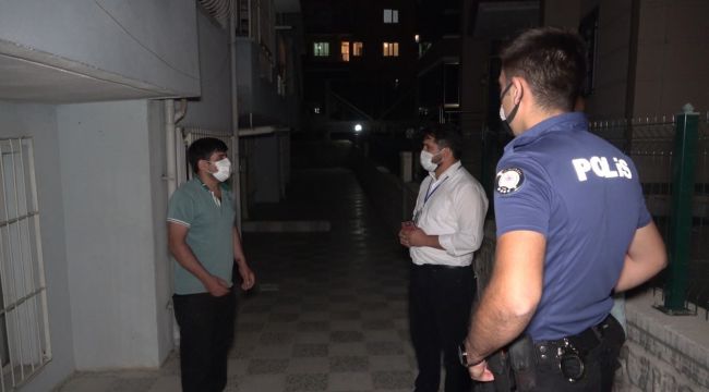 Koronalı aile, karantinayı delip cenazeye gitti