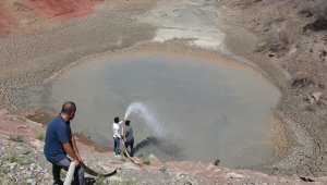 Kuraklık ciddi seviyelere ulaştı, köy halkı 10 bin balık için seferber oldu
