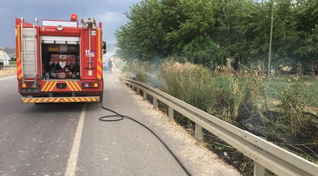 Manisa itfaiyesi, anız ve ot yangınlarına karşı uyardı