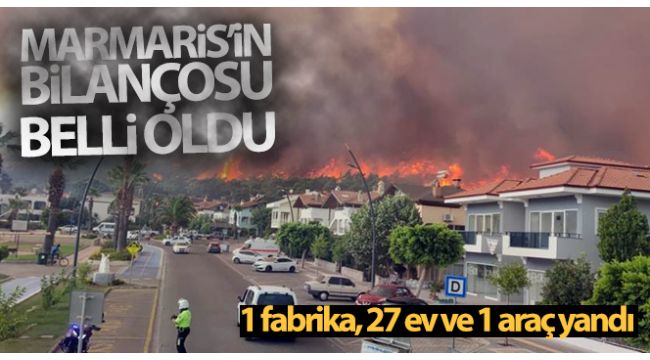 Marmaris'te ilk belirlemelere göre yananlar