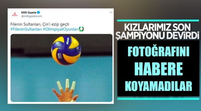 Neyin kafası: Kızlarımızın fotoğrafını yayınlamadılar!
