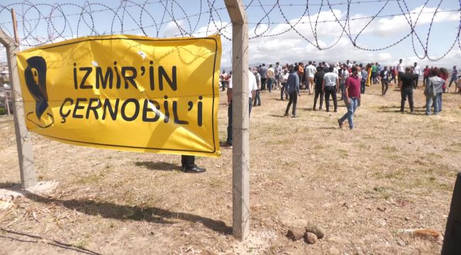Gaziemir'de nükleer atıklara karşı mücadele sürüyor
