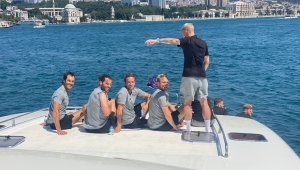 PSV Eindhoven'lı futbolcular Boğaz'ın tadını çıkardı