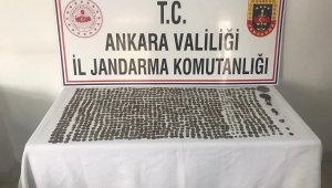 Roma ve Bizans dönemine ait 1016 sikke, at heykeli ve yüzük yakalandı