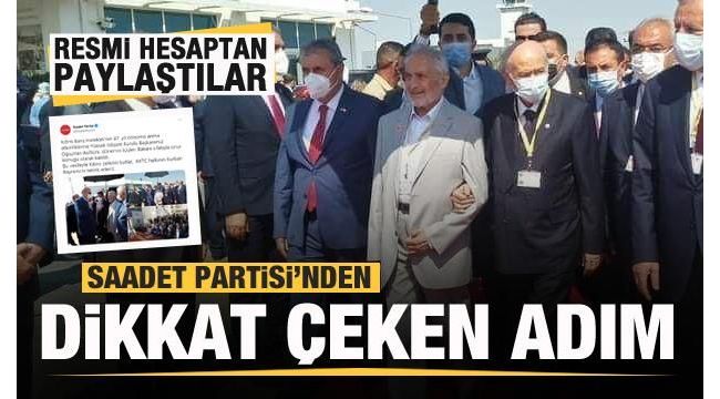 Saadet Partisi resmi hesaptan paylaştı