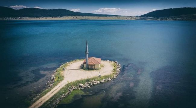 Seben Gölü'ndeki cami kültür varlığı kabul edildi