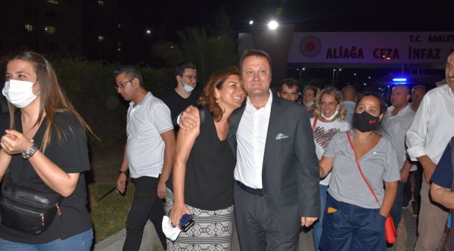 Eski Başkan Serdar Aksoy cezaevinden çıktı