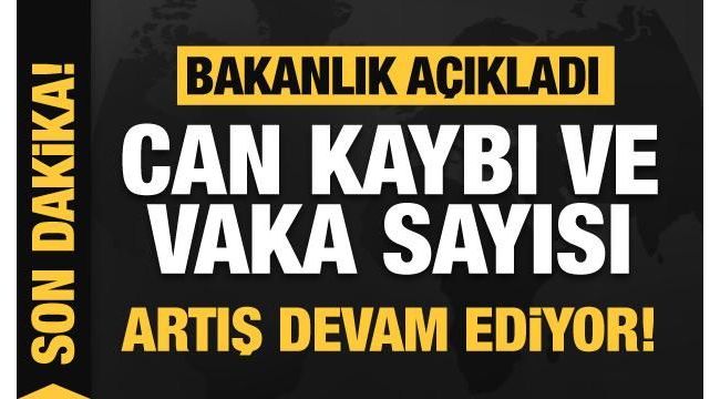 Son 24 saatte korona virüsten 58 kişi hayatını kaybetti