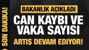 Son 24 saatte korona virüsten 58 kişi hayatını kaybetti